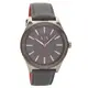 ARMANI EXCHANGE 男錶 手錶 43mm 灰色真皮皮帶 男錶 手錶 腕錶 AX2335 AX(現貨)▶指定Outlet商品5折起☆現貨