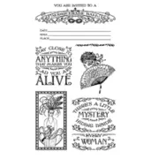 Graphic 45 Midnight Masquerade Stamp Set 2