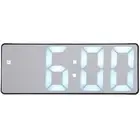 Innovative Desktop Electronic LED Display Digital Alarm Clock With Mirror