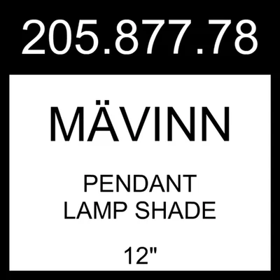 IKEA MAVINN MÄVINN Pendant Lamp Shade Banana Fiber/handmade 12" 205.877.78