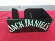 Jack Daniel's Whiskey Black Bar Caddy Holder for Napkins, Straws & Stirrers New