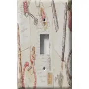 SnazzySwitch Love Letters Decorative Light Switch Plate Cover