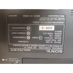 現貨 請詳看說明筆電  傳承 sony notebook pcg-6p7p 雙核 winxp linux 長效支援雙系統