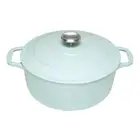 NEW CHASSEUR ROUND FRENCH OVEN 26CM / 5.2 LITRE DUCK EGG BLUE - MADE IN FRANCE