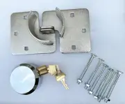 Puck Lock Solid Steel Hidden Shackle Lock & Hasp Solid For Anti-theft Safeguard