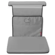Baby Bath All-in-One Elbow Saver Kneeler Moby Grey Comfortable Support Cushion