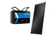 Gentrax 12V 100Ah Lithium Battery + VoltX 200W Fixed Solar Panel