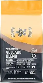 Coffee Island Espresso Volcano Blend with Dark Roasting, Packaged (ground) 250g
