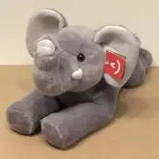Gray Elephant Plush Stuffed Animal 16.5” Aurora World 2022 Elephant African New