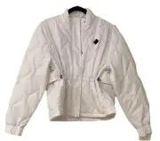 J Lindeberg Women's Chloe Padded Jacket GWOW06678 White Medium New with Tag