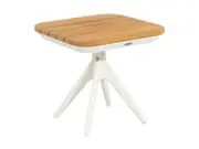 SIMPO Atlanta Outdoor Side Table - White