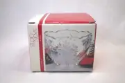 Mikasa studio nova snow medley 4 In Crystal Votive Candle Holder snow flakes