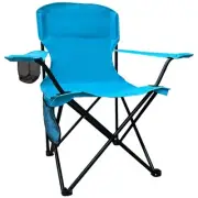 Folding Outdoor Beach Camp Chair with Cup Holder, Storage Pocket, Waterproof ...