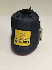 Wise Owl Outfitters Camping Portable Hammock Tree Straps Red/Gray
