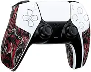 Lizard Skins PS5 Controller Grip – 0.5mm DSP Playstation 5 Grip - Easy to Install PRE Cut Pieces (Wildfire Camo)