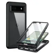 For Google Pixel 6a Shockproof Protective Case Cover + Full Screen Protector