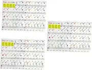 Mikinona Piano Keyboard Stickers 3pcs Set Beginner Decals Piano Accessories Easy Stick Remove