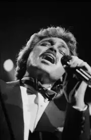 English pop singer Engelbert Humperdinck in concert, 12th June 1985 - Old Photo