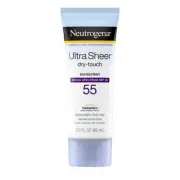 2 PACK Neutrogena Ultra Sheer Sunscreen Lotion w/ Broad Spectrum SPF 55 8 Fl Oz