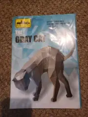 Create Your Own Paper City Three-Dimensional Gray Cat