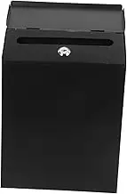 COHEALI Hanging Mailbox for Outdoor Use Lockable Letter Box with Elegant Design Wall Mount Mailbox for Home Office Shop Stylish Post Box