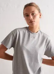 [aim'n] Grey Melange Boyfriend T-shirt