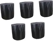 3pcs Patio Cool Table Cover Small Round Table Cover Beer Side Oxford Cloth Outdoor Protector
