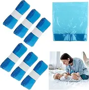 6 Pack Nappy Bin Refills,Smellproof,Each Bag 4.5m Long, Hold Upto 290 Nappies,Refill Bags,Diaper Bin Pail Disposal Bags,Compatible with Various Refill Cassettes,Twist & Click