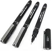 Uni Pin Fineliner Drawing Pen - Black - 0.03mm - Pack of 3