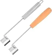 2 Pieces Stainless Steel Corn Peeler – Efficient Corn Stripper & Kernel Remover Tool for Corn on The Cob