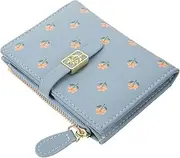 [MOBUTOFU] Cute Cartoon Wallet for Women Compact Portable Purse with Design Bright Color Wallet for Coins Cards and Small Items for Various Occasions