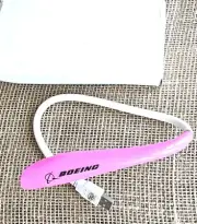 New Boeing Flexible USB LED Light Lamp Keyboard Reading Pink