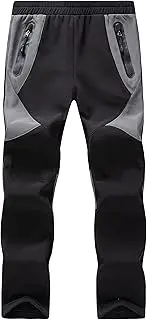 [WULFUL] Kids Waterproof Snow Ski Pants Boys Girls Outdoor Winter Fleece Hiking Insulated Snowboard Pants