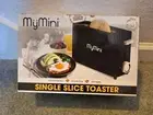 Nostalgia My Mini Single Slice Compact Toaster Black