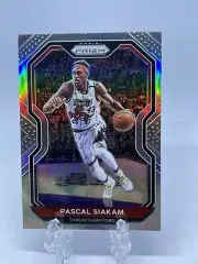 2020-21 Panini Prizm Silver Pascal Siakam. Dimple on card