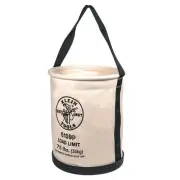 Klein Tools 5109P Canvas With Inside Pocket Wide Open Straight Wall Bucket