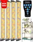 Grow Lights, 80W Dimmable, IP54 Waterproof LED with Timer & 3 Spectra Modes.