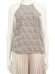 Silk Leopard Print Tank Top