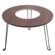 YA Walnut Single Table Stove Tea Table Outdoor Home Barbecue Stove Indoor Barbec