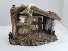 VTG Trim A Home O' Holy Night NATIVITY STABLE Christmas Village Building K-Mart