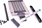 SSD SATA Hard Disk Drive Cable Connector with HDD Caddy Tray for HP Pavilion 17-AR 17-AR050WM DD0G97HD010