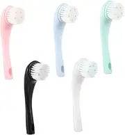 Ipetboom Manual Cleansing Tool Set 5pcs Face Cleansers Brush Makeup Brush Cleaner Exfoliating Random Color