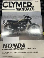 Clymer Manual Honda CB350-550 SOHC FOURS 1971-1978