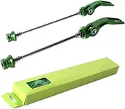 Front Rear Bicycles Skewer | Quick Release Skewer Clip Bolt Lever Set - Aluminum Alloy Hollow Shaft Kit for Mountain Folding Bikes