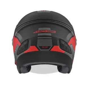 【ASTONE】DJ10A OO28 3/4 半罩式安全帽 雙鏡片(消光黑紅)