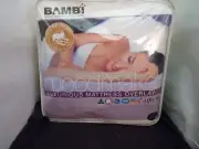 BAMBI DOUBLE FITTED PREMIUM PLUSH COTTON VELOUR OVERLAY/TOPPER/UNDERLAY