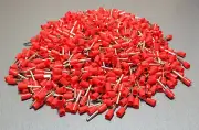 1000Pcs E1510 16AWG 1.5mm² RED Insulated Ferrule Bootlace Terminal Crimp