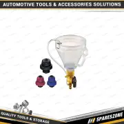 4 Pcs of PK Tool Coolant Refilling Kit - with 3 Adaptors & 170mm Funnel