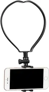 Cellphone Selfie Neck Mount Holder for Action Camera/Gopro Hero 8 7 6/ iPhone 12 11 Pro Maax SE XR XC Xs X 8 7 6 + 5 Samsung Galaxy S21 S20 S20+ BLU Sony LG Oneplus Phone