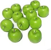 (12, Green) - Artificial Green Apples Box of 12